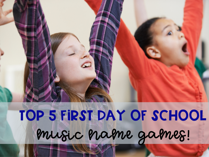 Top Five First Day Of School Music Name Games!