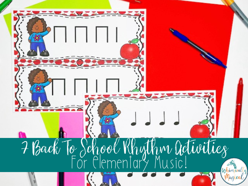 BACK TO SCHOOL Music Activities - Welcome Song with Beat Passing Singing  Game